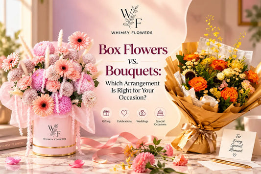 Box Flowers vs Bouquets: Which Arrangement Is Right for Your Occasion