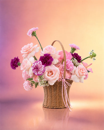 Pink Garden Basket