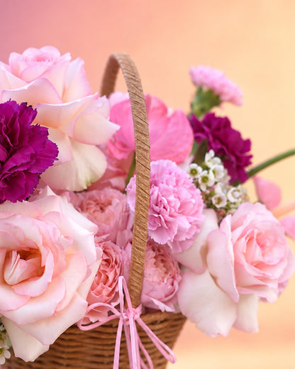 Pink Garden Basket