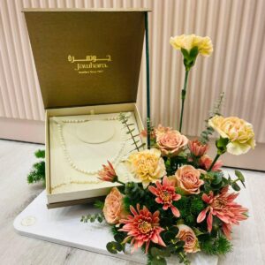 Golden Grace Jewelry Floral Set