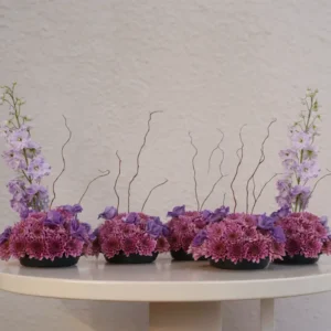 Purple Poetry Set of 4