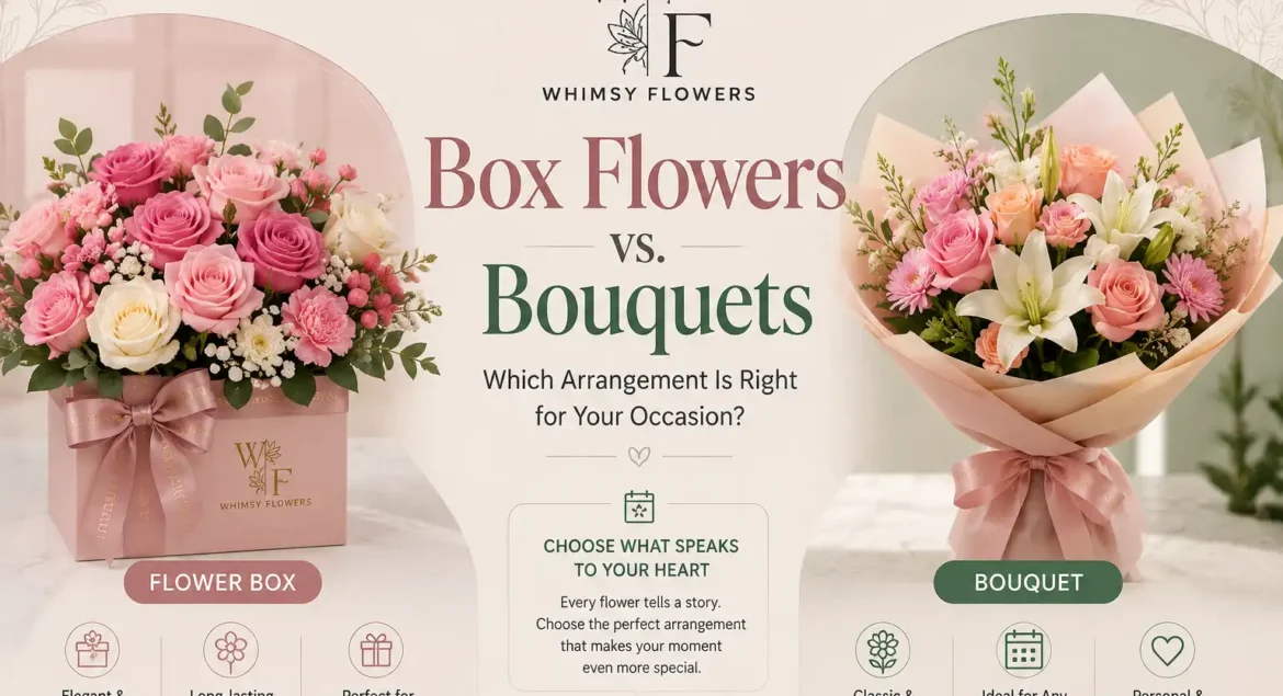 Flower Box vs Bouquet